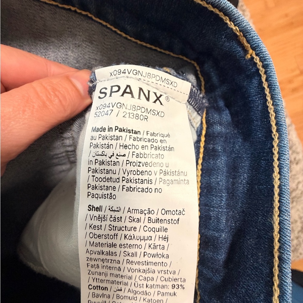 SPANX Dark Blue Denim Jeans - Picture 6 of 8